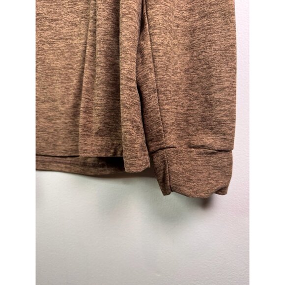 Outdoor Voices Performance Short Stretch Acitve Tech Long Sleeve Tee Brown M - Picture 2 of 9
